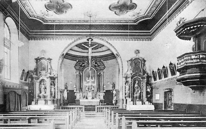 Innenraum der Pfarrkirche St. Peter und Paul